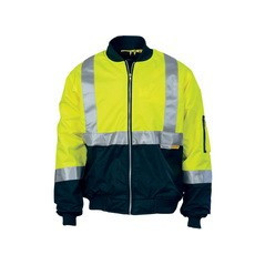 HiVis 2 Tone Bomber Jacket with CSR R/Tape - 3762