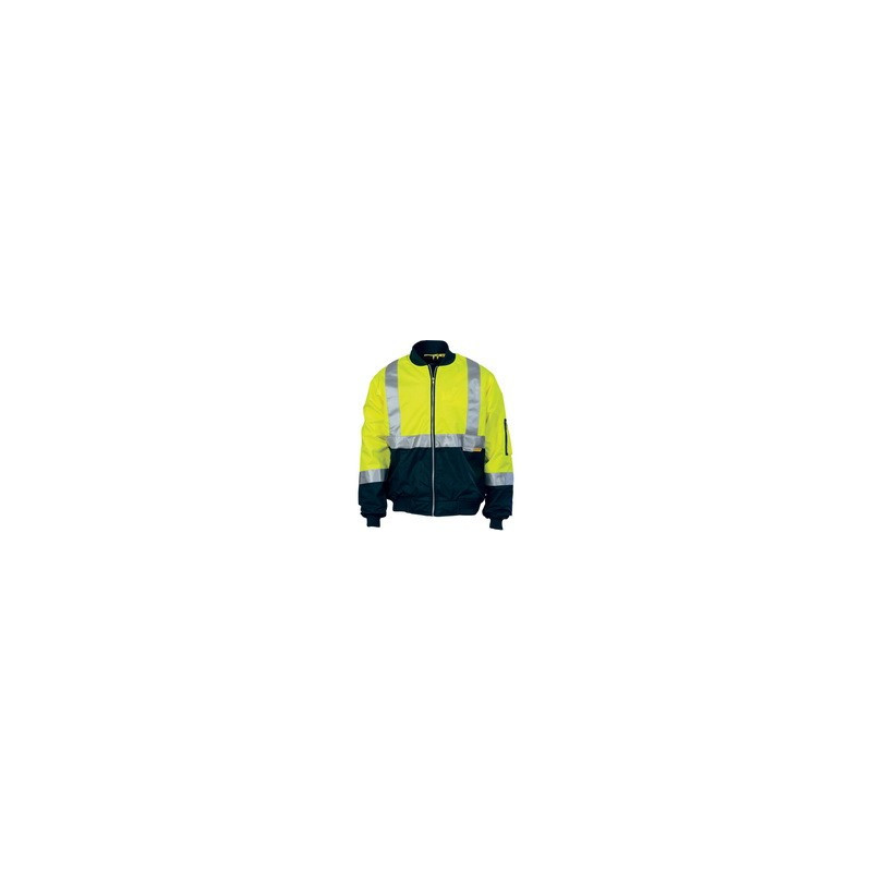 HiVis 2 Tone Bomber Jacket with CSR R/Tape - 3762