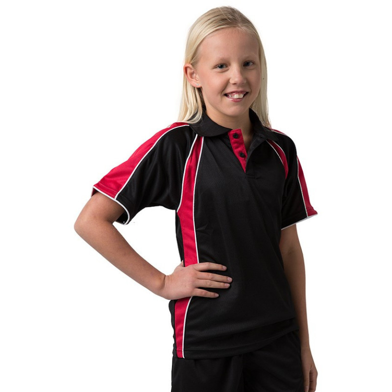 Kids 100% Polyester Cooldry Micromesh Polo - THE ROZELLA
