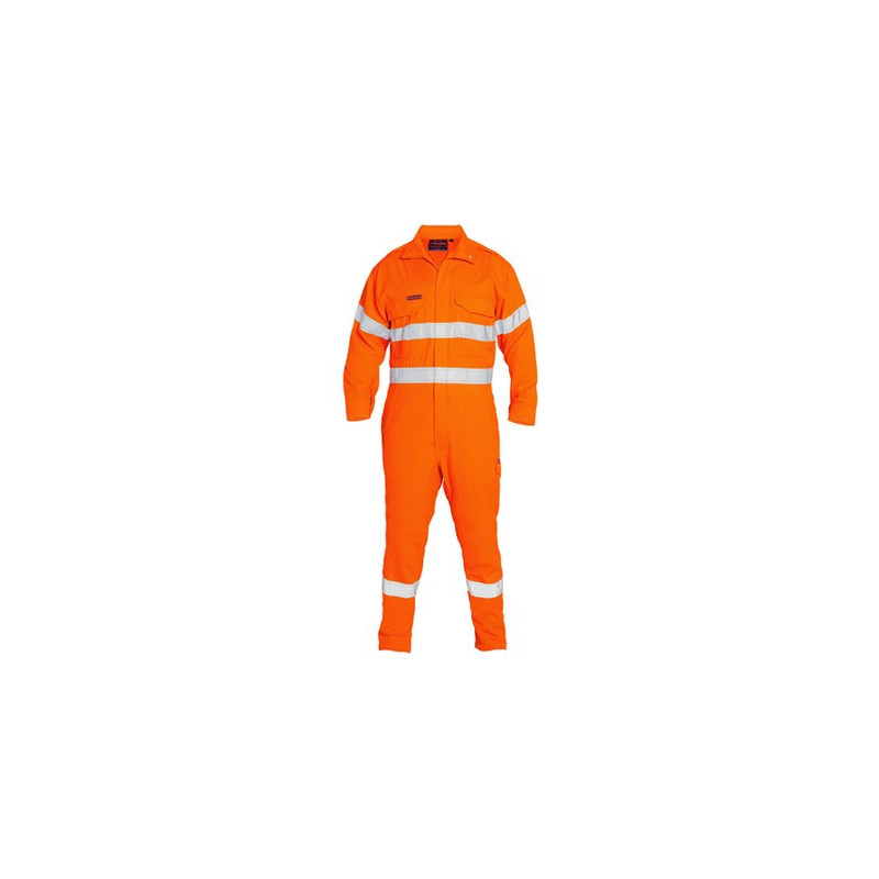 Hi Vis Taped Fr Vented Coverall Tecasafe Plus 700 - BC8085T