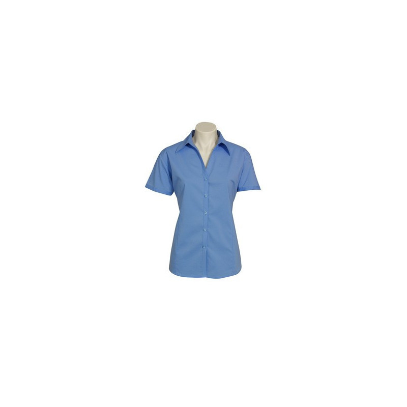 Ladies Short Sleeve Metro Stretch Shirt - LB7301