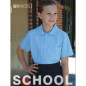 Girls Peter Pan Short Sleeve School Shirt - CS1405