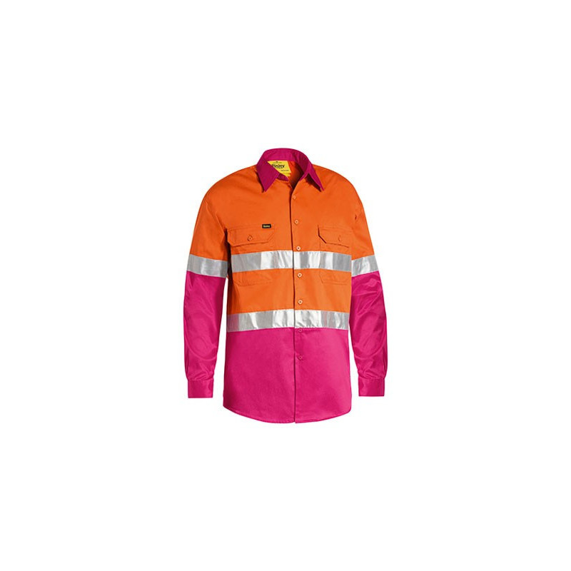 3M Taped Hi Vis Cool Lightweight Shirt With - BS6696T