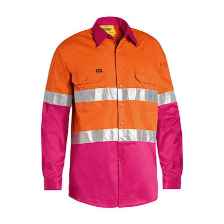 3M Taped Hi Vis Cool Lightweight Shirt With - BS6696T