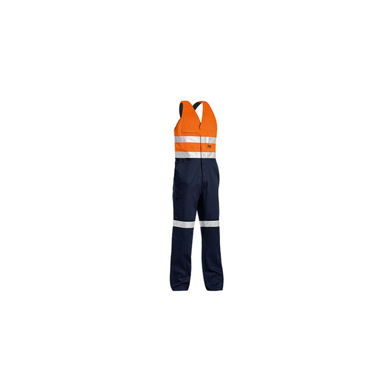3M Taped Two Tone Hi Vis Action Back Overall - BAB0359T