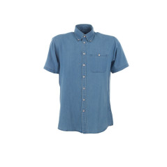 Men's Short Sleeve Denim Shirt - W49
