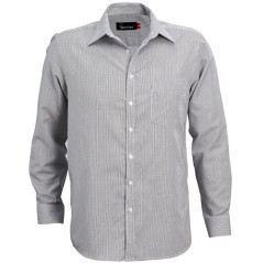 Men's Long Sleeve Corporate Check Shirt - W37