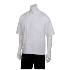 Palermo Short Sleeve Chef Jacket w/ Cool Vent - EWCV