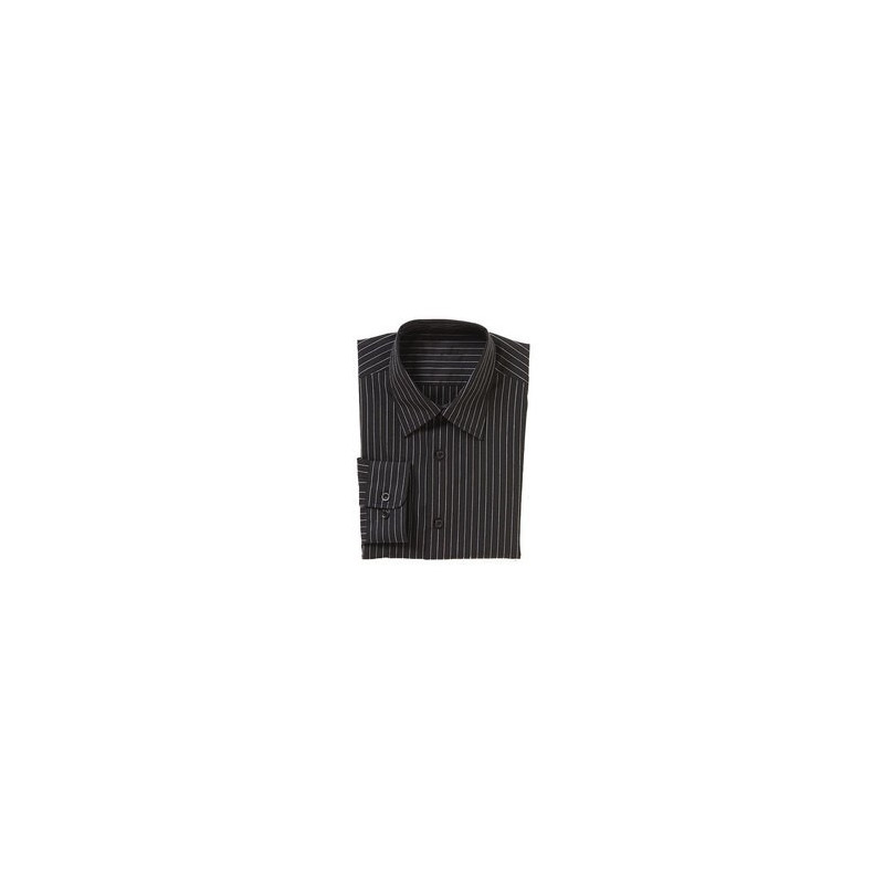 Men's Onyx Classic Pinstripe Dress Shirt - D300