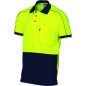 175gsm HiVis Cool-Breathe Double Piping Polo, S/S - 3753