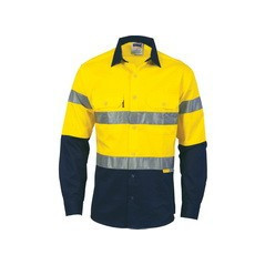 HiVis Two Tone Drill Shirts With 3M8906 R/Tape L/S - 3736