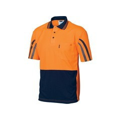 175gsm  HiVis Cool-Breathe Printed Stripe Polo , S/S - 3752