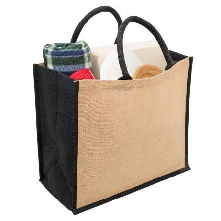 Eco Jute Tote with Wide Gusset - 1184