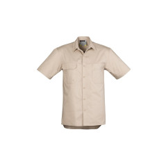Mens Light Weight Tradie Shirt - Short Sleeve - ZW120