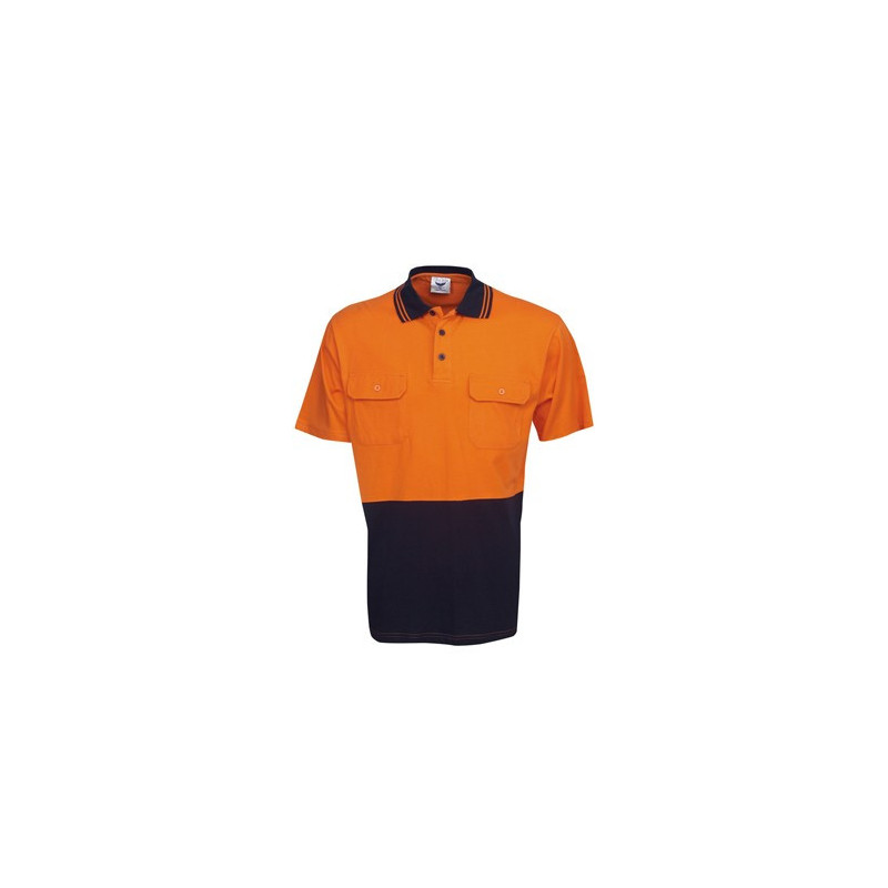 100% Cotton Hi Vis S/S polo, Day Use - P94