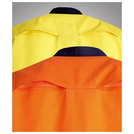 155g Hi Vis Drill Shirts, S/S, Day Use - C82