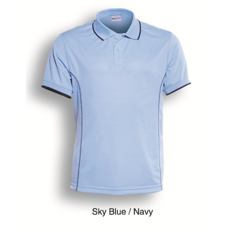 Stitch Feature Essentials-Men'S Short Sleeve Polo - CP0910