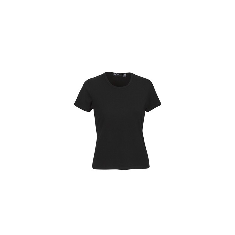 Ladies Cotton Lycra T-Shirt, Round Neck - T24
