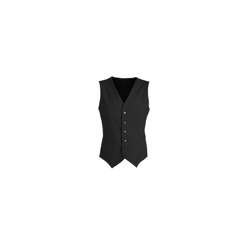 Mens Peaked Vest With Knitted Back - 94011
