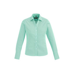 Hudson Ladies Long Sleeve Shirt Dynasty Green - 40310