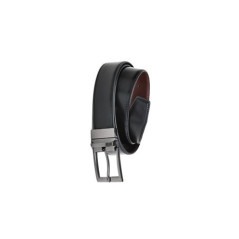 Mens Leather Reversible Belt Black - 99300