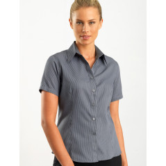 Womens Short Sleeve Pin Stripe - 363