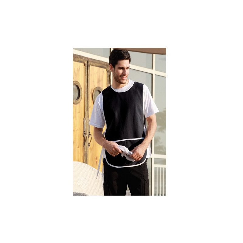 Polyester Drill Popover Apron -With Pocket - WA0676