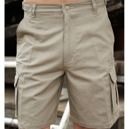 Cotton Drill Cargo Shorts - WK615
