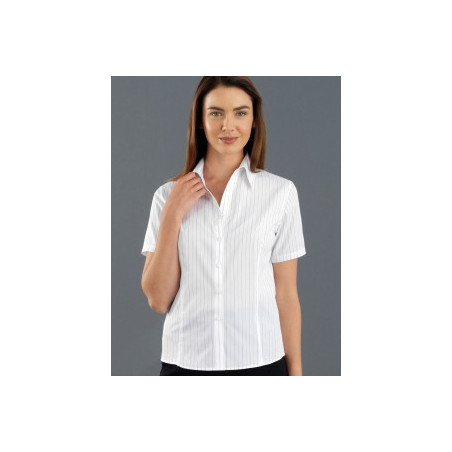 Womens Short Sleeve Fine Stripe - 107