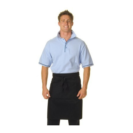 200gsm Polyester Cotton Half (1/2) Apron With Pocket - 2211