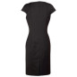 Ladies Wool Blend Stretch Cap Sleeve Dress - M9281