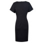 Ladies Poly/Viscose Stretch Short Sleeve Dress - M9282