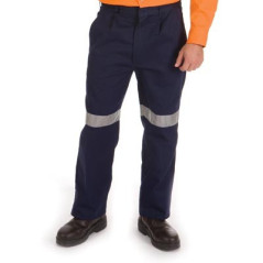 Cotton Drill Pants With 3M R/Tape - 3314