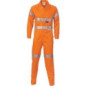 HiVis Cotton Coverall With 3M R/Tape - 3854