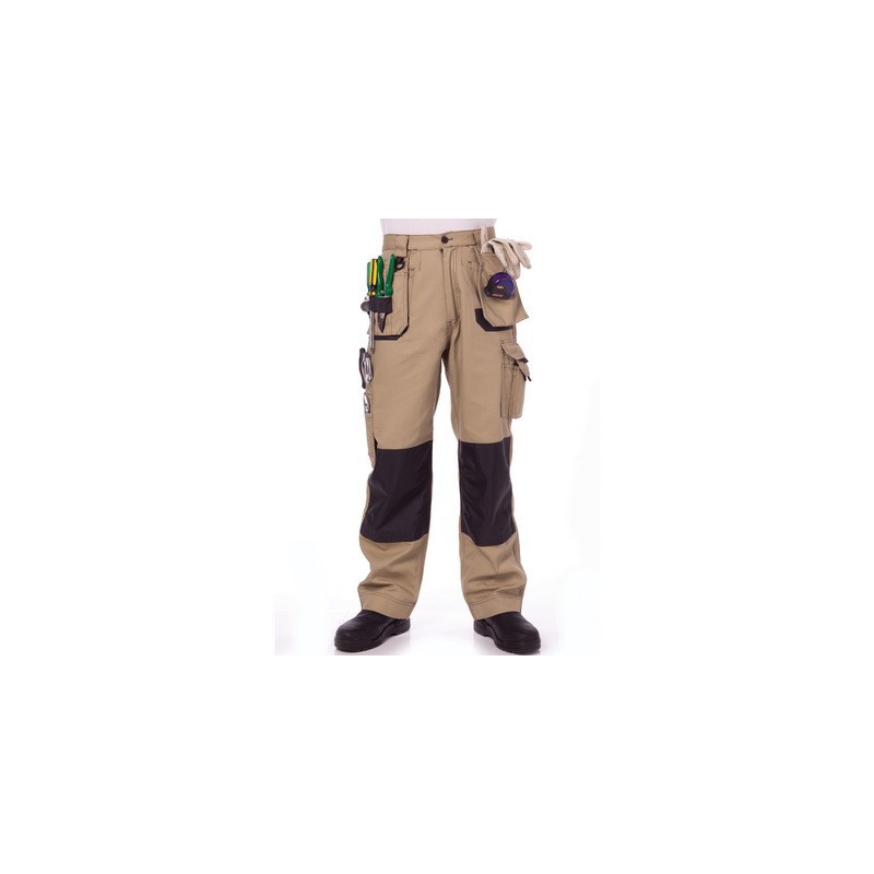 285gsm Duratex Cotton Duck Weave Tradies Cargo Pants with Twin H
